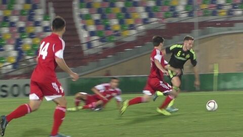 Fotograf&iacute;a del duelo entre Georgia y Espa&ntilde;a