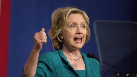 La aspirante dem&oacute;crata Hillary Clinton.