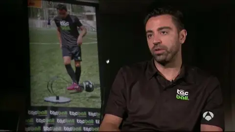 Xavi Hernández, durante un acto publicitario Xavi Hernández, durante un acto publicitario