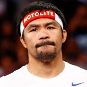 Manny Pacquiao, antes del combate frente a Mayweather