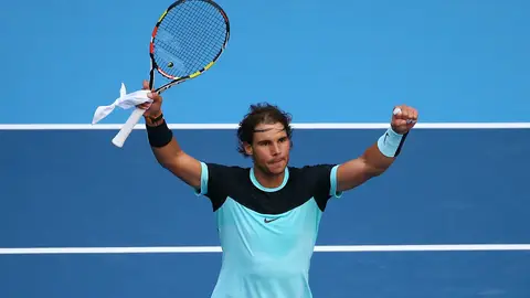 Nadal festeja una victoria Nadal festeja una victoria