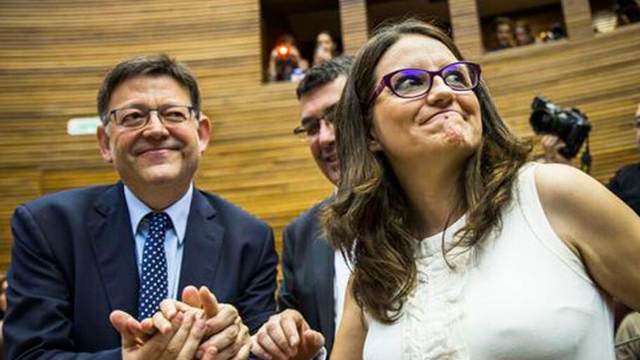Ximo Puig y M&oacute;nica Oltra