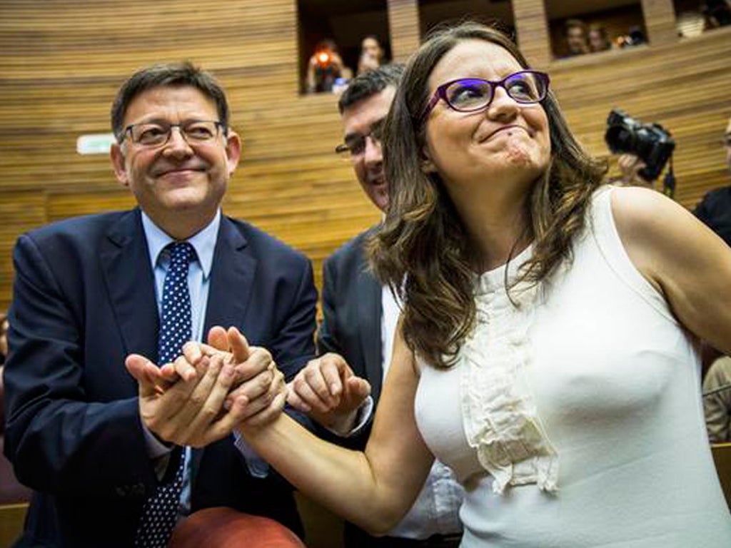 Reunión "bilateral" entre Puig y Oltra para limar diferencias Reunión "bilateral" entre Puig y Oltra para limar diferencias