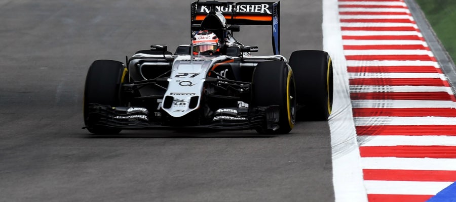 Nico Hulkenberg en el circuito de Sochi Nico Hulkenberg en el circuito de Sochi