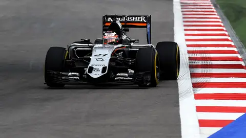 Nico Hulkenberg en el circuito de Sochi Nico Hulkenberg en el circuito de Sochi