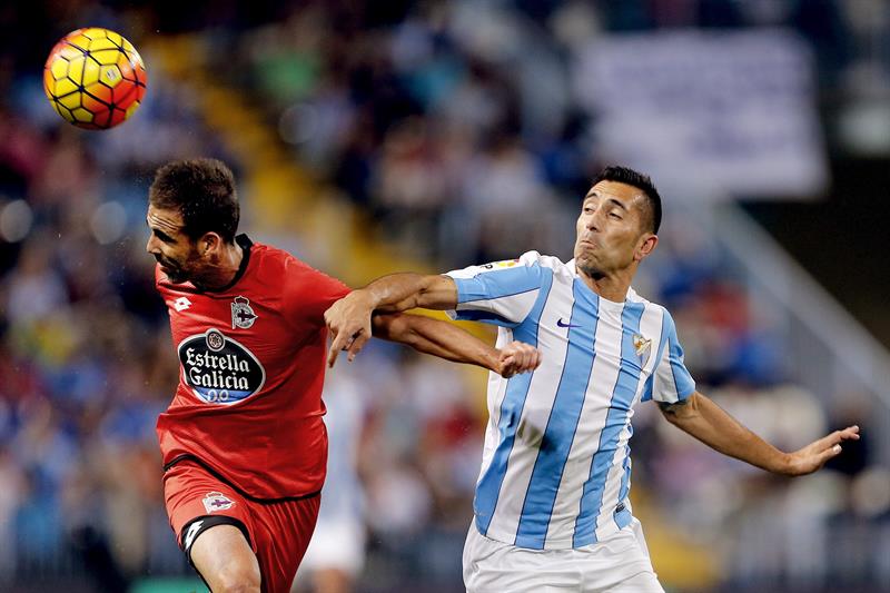 El Málaga disfruta la victoria sobre el Dépor El Málaga disfruta la victoria sobre el Dépor