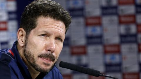 Diego Pablo Simeone, en rueda de prensa
