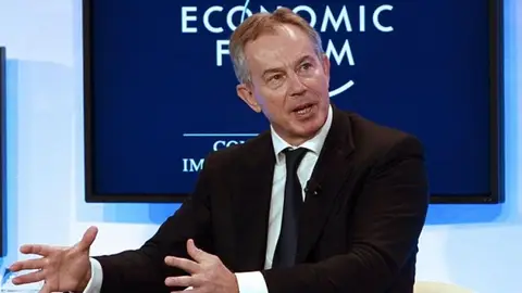 El ex primer ministro británico Tony Blair El ex primer ministro británico Tony Blair