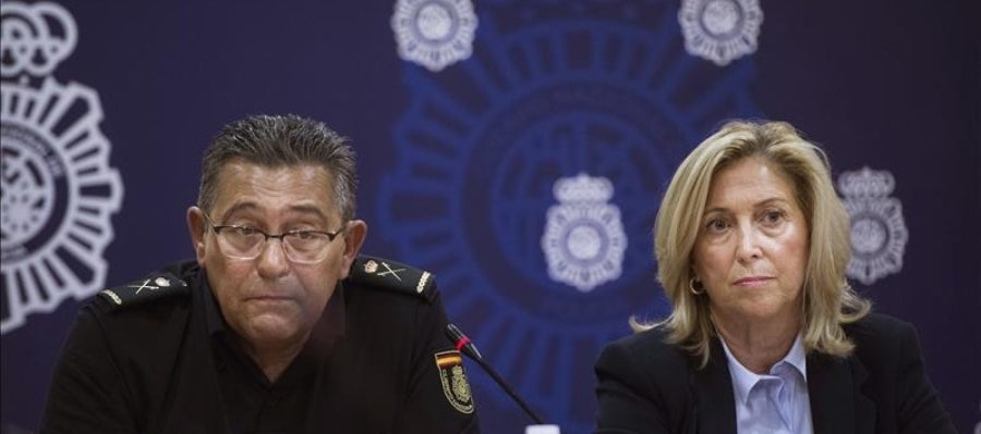 La delegada del Gobierno en Madrid, Concepción Dancausa, acompañada por el jefe superior de Policía La delegada del Gobierno en Madrid, Concepción Dancausa, acompañada por el jefe superior de Policía