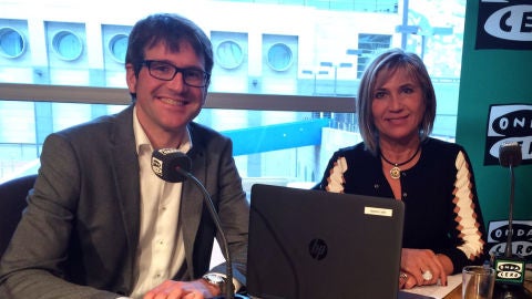 Gorka Urtaran con Julia Otero