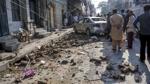 Imagen de los efectos del terremoto en Pakist&aacute;n