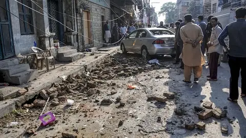 Imagen de los efectos del terremoto en Pakistán Imagen de los efectos del terremoto en Pakistán