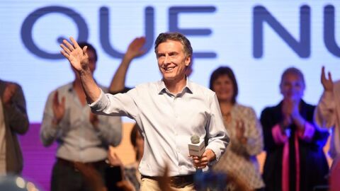 El candidato Macri.