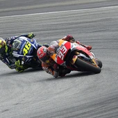 Marc Márquez y Valentino Rossi Marc Márquez y Valentino Rossi