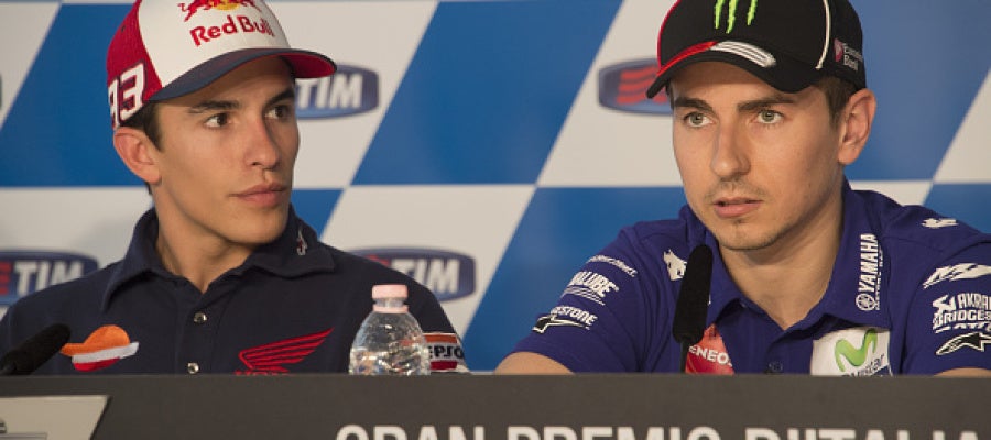 Marc Márquez y Jorge Lorenzo Marc Márquez y Jorge Lorenzo