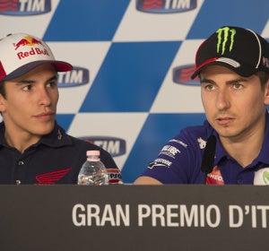 Marc Márquez y Jorge Lorenzo Marc Márquez y Jorge Lorenzo