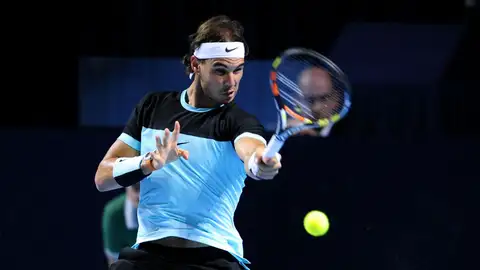 Nadal resta una pelota ante Dimitrov Nadal resta una pelota ante Dimitrov