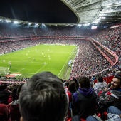 El nuevo San Mamés, durante un Athletic - Real Madrid