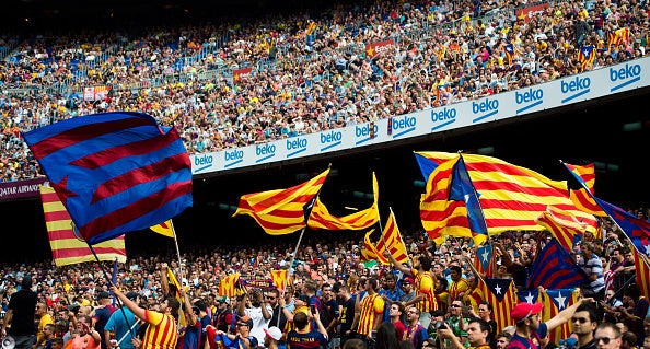 Repartirán 10.000 banderas de Escocia para suplir las esteladas en la final de Copa del Rey Repartirán 10.000 banderas de Escocia para suplir las esteladas en la final de Copa del Rey