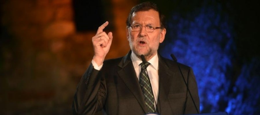 Mariano Rajoy durante un mitin en Cabra (Córdoba) Mariano Rajoy durante un mitin en Cabra (Córdoba)