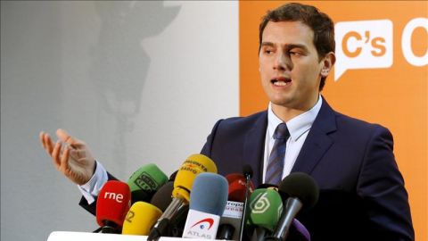 Albert Rivera, l&iacute;der de Ciudadanos.
