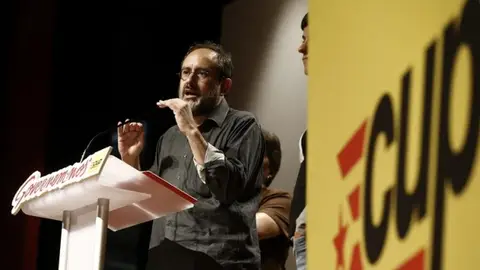 Antonio Baños, líder de la CUP Antonio Baños, líder de la CUP