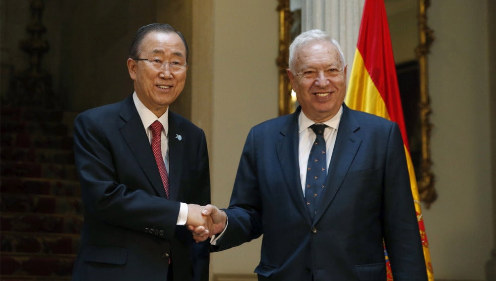 Ban Ki-Moon con Margallo