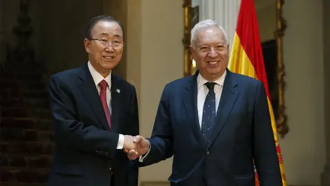 Ban Ki-Moon con Margallo Ban Ki-Moon con Margallo