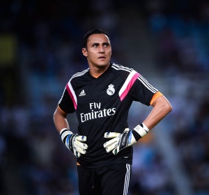 Keylor Navas, durante un partido con el Real Madrid Keylor Navas, durante un partido con el Real Madrid