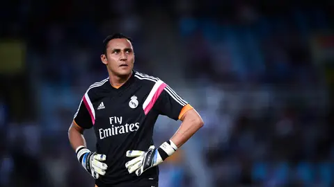 Keylor Navas, durante un partido con el Real Madrid Keylor Navas, durante un partido con el Real Madrid