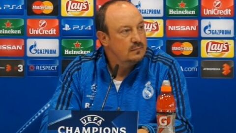Rafa Ben&iacute;tez, en rueda de prensa