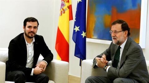 Alberto Garz&oacute;n y Mariano Rajoy