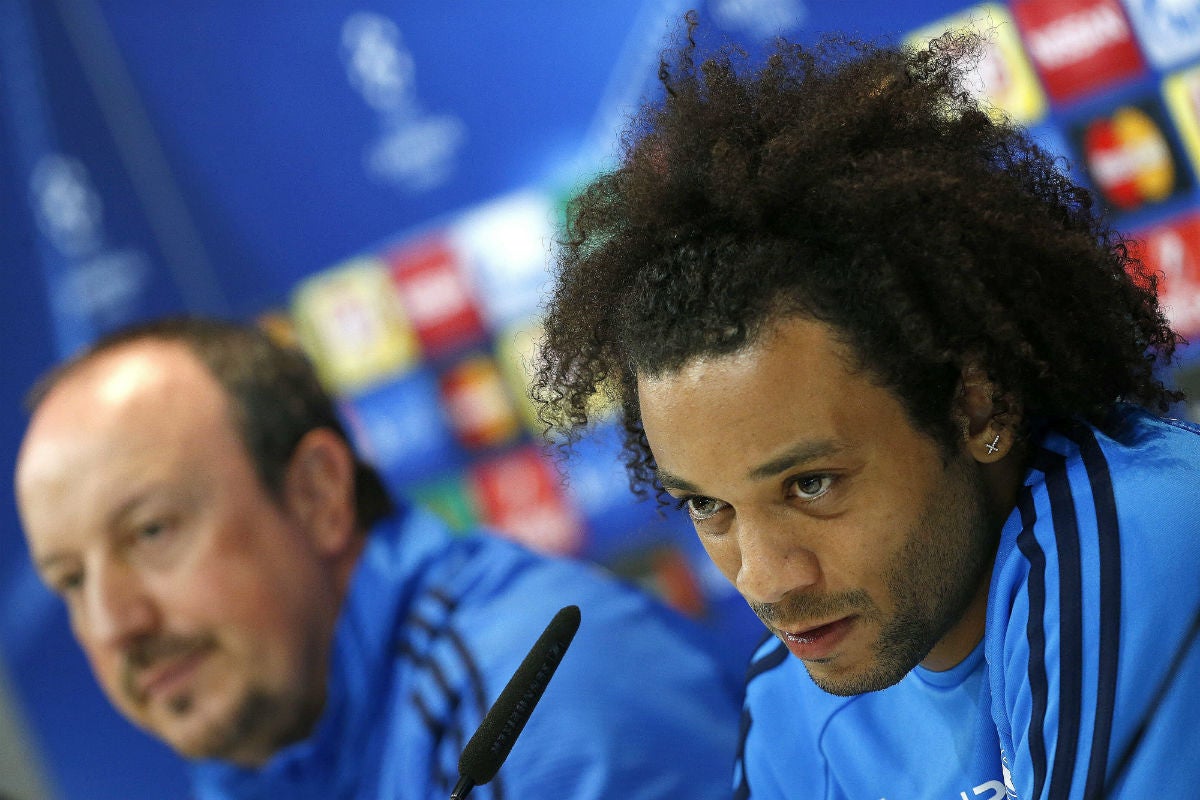 Marcelo: "Creo que el Bernabéu recibirá bien a Di María porque se ha dejado la piel" Marcelo: "Creo que el Bernabéu recibirá bien a Di María porque se ha dejado la piel"