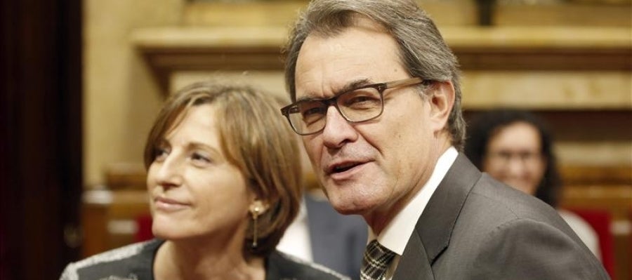 Artur Mas y Carme Forcadell Artur Mas y Carme Forcadell