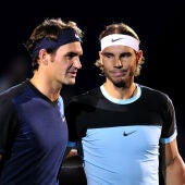 Federer y Nadal, en la final de Basilea