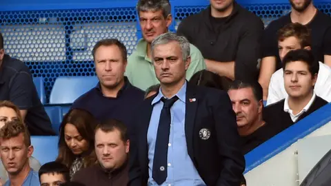 Mourinho, en un partido Mourinho, en un partido
