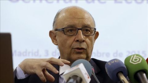 El ministro de Hacienda, Crist&oacute;bal Montoro