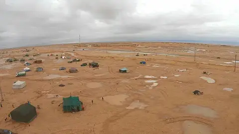 Pueblo Saharui - Contraparte Situación de los campamentos tras las riadas