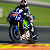 Jorge Lorenzo durante el GP de Valencia Jorge Lorenzo durante el GP de Valencia