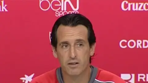 Unai Emery, en rueda de prensa Unai Emery, en rueda de prensa