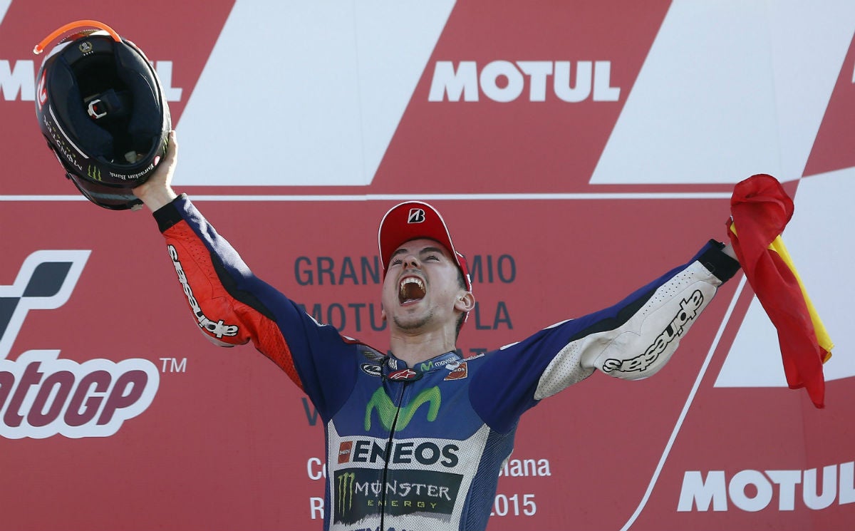 Motociclismo: Lorenzo gana el mundial y Rossi pierde los papeles Motociclismo: Lorenzo gana el mundial y Rossi pierde los papeles