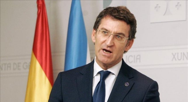 Feijóo afirma que no ha oído a nadie en el PP poner en duda la candidatura de Rajoy Feijóo afirma que no ha oído a nadie en el PP poner en duda la candidatura de Rajoy
