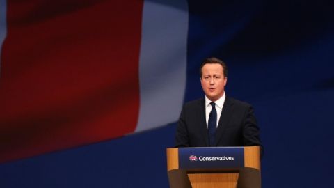 El primer ministro brit&aacute;nico, David Cameron