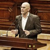 Raül Romeva en el Parlament de Cataluña