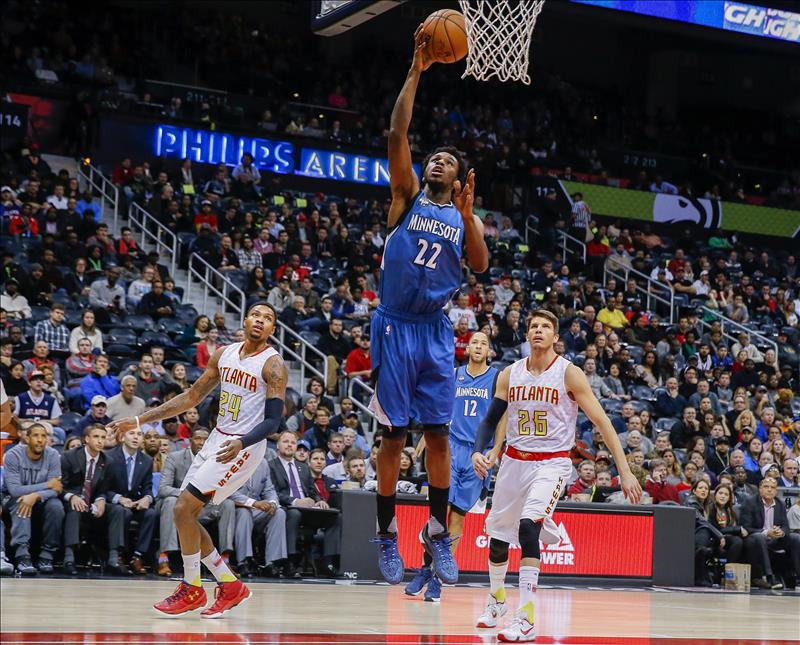 Andrew Wiggins evita el colapso de los Timberwolves de Ricky Rubio ante los Hawks Andrew Wiggins evita el colapso de los Timberwolves de Ricky Rubio ante los Hawks