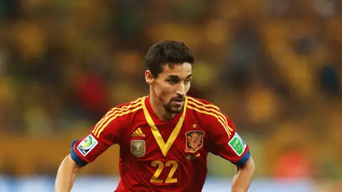 Jesús Navas en un partido con la Selección Jesús Navas en un partido con la Selección