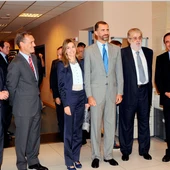 Visita de los Príncipes a Onda Cero Visita de los Príncipes a Onda Cero