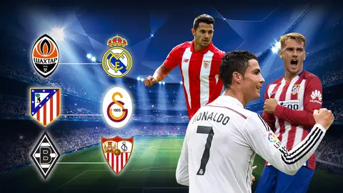 Shakhtar - Real Madrid, Atlético de Madrid - Galatasaray y Mönchengladbach Shakhtar - Real Madrid, Atlético de Madrid - Galatasaray y Mönchengladbach