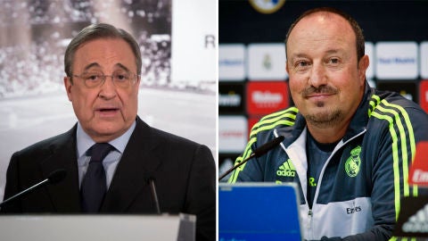 Florentino P&eacute;rez y Rafa Ben&iacute;tez