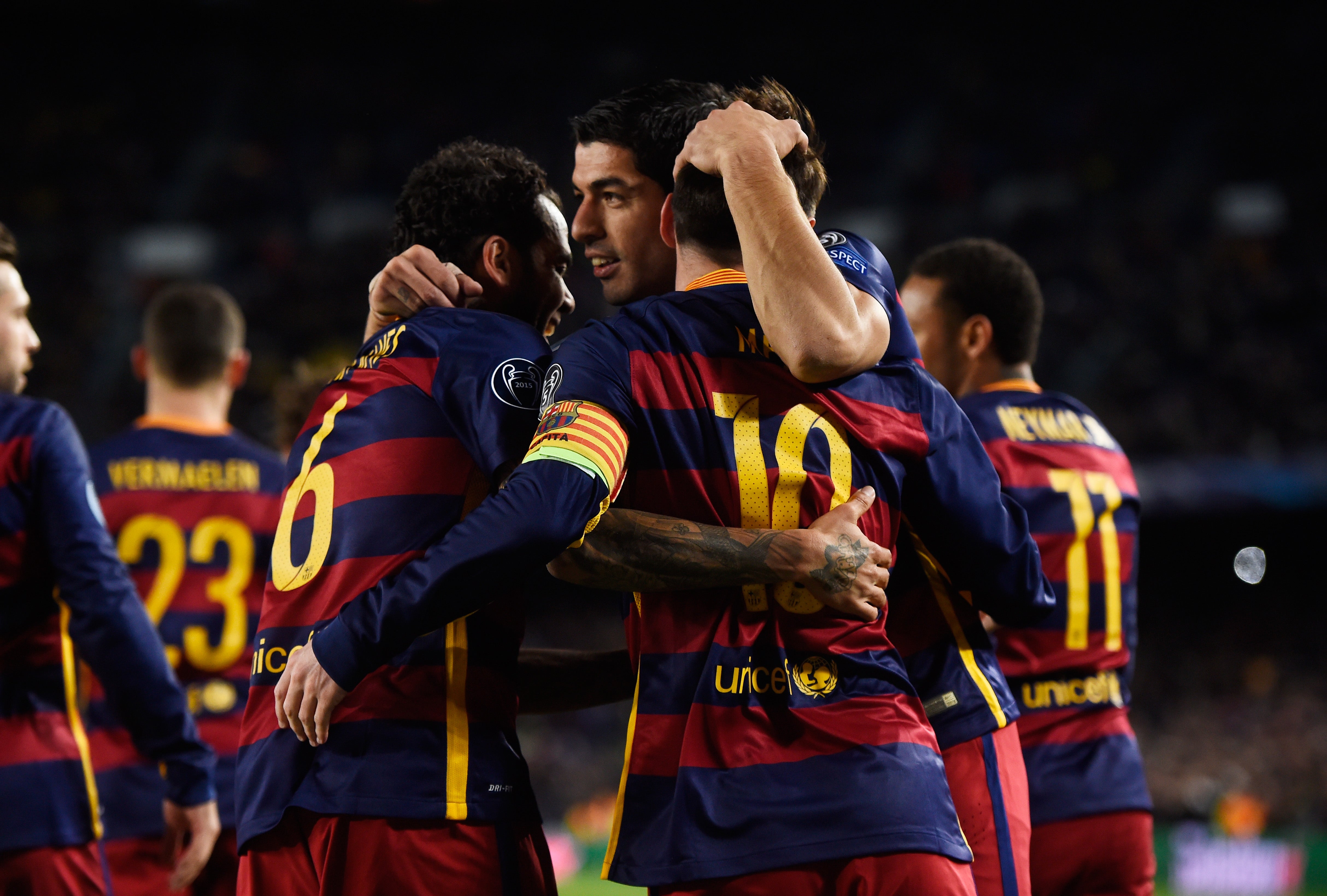 Set del Barcelona a la Roma, que certifica su pase a octavos como primero Set del Barcelona a la Roma, que certifica su pase a octavos como primero